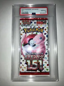 PSA 10 Pokemon 151 Japanese Pokemon Booster Pack - Image 1