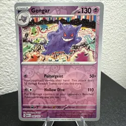 Gengar 151 Reverse Holo Rare Pokemon TCG 094/165 Scarlet & Violet Mint - Image 1
