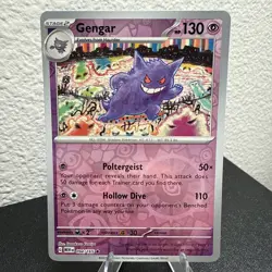 Gengar 151 Reverse Holo Rare Pokemon TCG 094/165 Scarlet & Violet Mint - Image 3