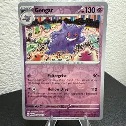 Gengar 151 Reverse Holo Rare Pokemon TCG 094/165 Scarlet & Violet Mint - Image 4