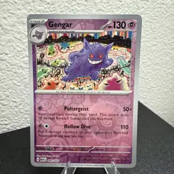 Gengar 151 Reverse Holo Rare Pokemon TCG 094/165 Scarlet & Violet Mint - Image 5