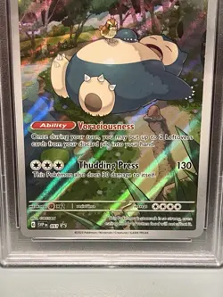 Pokemon 2023 SVP en Snorlax 151 Elite Trainer Box #51 Black Star Promo, PSA 9 - Image 4