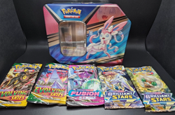Costco 4 Tin SEALED Set Umbreon, Sylveon, Espeon, Empoleon V Striker / V Heroes - Image 4