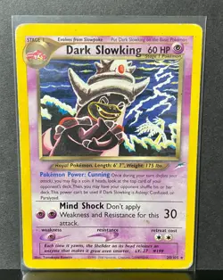 Dark Slowking 20/105 Neo Destiny Rare Moderately Played WOTC Vintage Pokemon TCG - Image 1