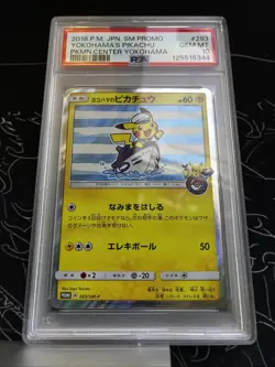 Yokohama's Pikachu #283 2018 P. M. JPN. SM Promo - PSA 10 - Pokemon TCG GEM MINT - Image 1