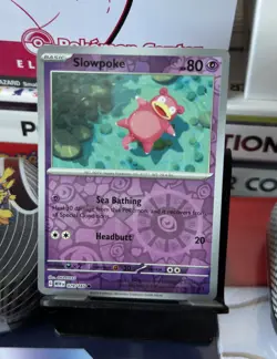 Pokemon TCG Slowpoke Scarlet & Violet-151 079/165 Reverse Holo Common - Image 1