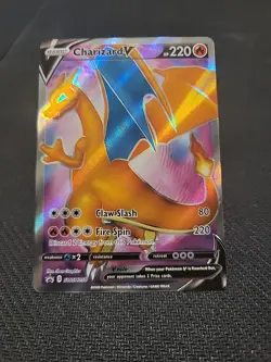 Pokemon Charizard V SWSH050 Black Star Promo Full Art Ultra Rare NM - Image 1