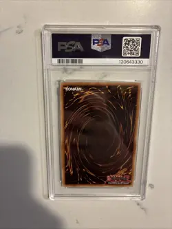 2010-17 YU-GI-OH! DARK MAGICIAN/CHAOS IOC REPRINT PSA 9 - Image 2
