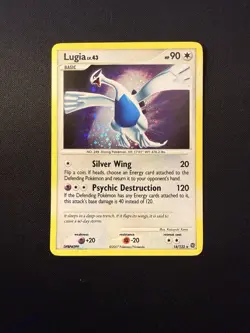Pokemon TCG Lugia Secret Wonders 14/132 Holo Rare Basic Card 2007 - Image 1