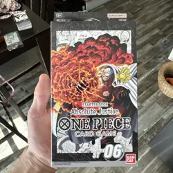 One Piece Card Game Starter Deck Navy Absolute Justice ST-06 ENGLISH SEALED - Image 1