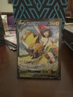 Zeraora v TG16/TG30 Silver Tempest Trainer Gallery Full Art Card NM Condition - Image 1