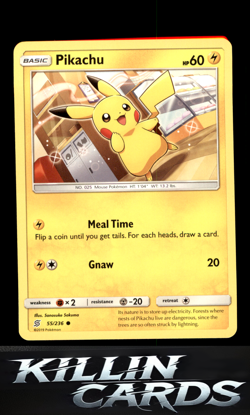 Pikachu (55) 55/236 Pokemon Common SM - Unified Minds Card NM - Image 1