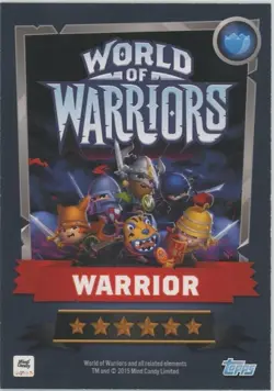 2015 Topps World of Warriors Trading Card Game Mungo #128 - Image 2