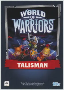 2015 Topps World of Warriors Trading Card Game Phoenix Amulet #245 - Image 2