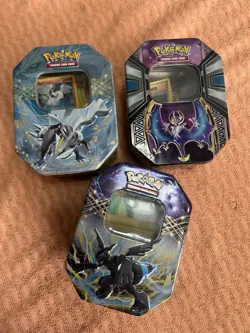 Pokemon Lot of Tins full Old Cards Approximately 280 Cards - Image 3