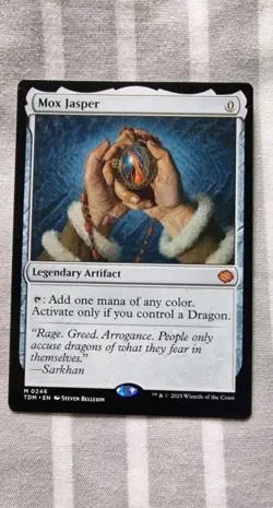 MTG Mox Jasper Card Tarkir Dragonstorm NM Magic the Gathering Mythic Rare - Image 1