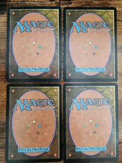 4x MTG Divining Witch ⭐MP+/LP- ⭐Nemesis ⭐12 REAL HQ PICS! ⭐Vintage 2000 Magic x4 - Image 2