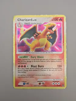 2007 Pokemon Diamond & Pearl #3 Charizard-Halo Secret Wonders - Image 2