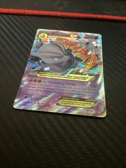 Pokemon M Mega Mewtwo EX Ultra Rare Holo TCG Card 63/162 LP - Image 2