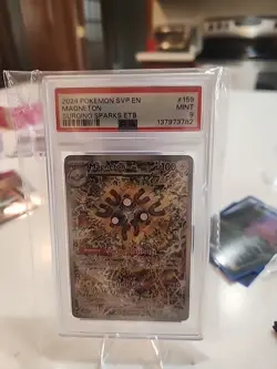 2024 POKEMON SVP SURGING SPARKS ETB PROMO #159 MAGNETON PSA 9 - Image 1