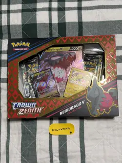 Pokemon TCG Crown Zenith Collection Regidrago V Collection - NEW Factory Sealed - Image 1