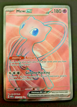 Mew ex 193/165 Pokemon TCG Scarlet & Violet - 151 Ultra Rare Holo Full Art NM-M - Image 1