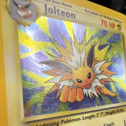 Pokemon Jolteon Jungle 4/64 1999 Wizards Holo Rare 70 HP Unlimited English - Image 3