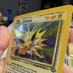 Pokemon Jolteon Jungle 4/64 1999 Wizards Holo Rare 70 HP Unlimited English - Image 5