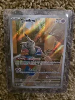 Mimikyu Black Star Promo 075 Sealed Pokemon Center Exclusive Stamp - Image 1