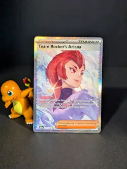 Pokemon: Team Rocket's Ariana 237/182 Sv10: Destined Rivals Holo -NM- - Image 3