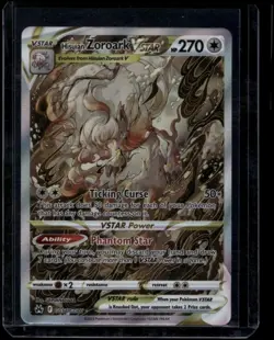 Pokemon TCG Hisuian Zoroark Vstar GG56/GG70 Crown Zenith Galarian Gallery NM - Image 1