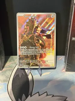 Pokemon TCG Zamazenta 201/182 Destined Rivals Illustration Rare NM - Mint - Image 1