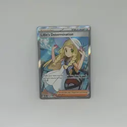 Pokemon Lillie's Determination 169/132 Mega Evolution Ultra Rare Full Art Holo - Image 1