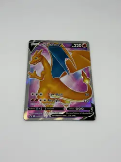 Pokemon TCG Charizard V SWSH Black Star Promo SWSH050 Holo Promo - Image 1