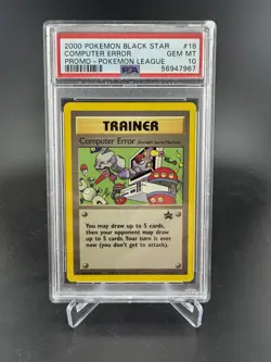 Pokemon Computer Error Black Star Promo 16/53 Psa 10 2000 - Image 1