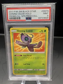 Shining Celebi Holo SM79/73 Legends Super Premium Collection Pokemon PSA 9 - Image 1