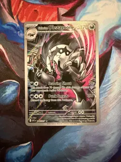 Pokemon Galarian Obstagoon ASC EN Holo Rare 245/217 170 HP Dark - Image 1
