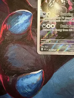 Pokemon Galarian Obstagoon ASC EN Holo Rare 245/217 170 HP Dark - Image 4