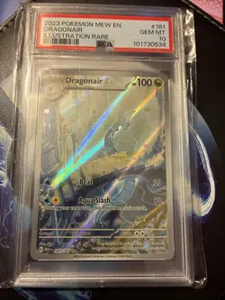 2023 Pokemon Mew En-151 Dragonair Illustration Rare PSA 10 - Image 1