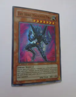 Evil Hero Malicious Edge GLAS-EN003 (Super Rare, 1st Ed, Lightly Played / LP) - Image 1