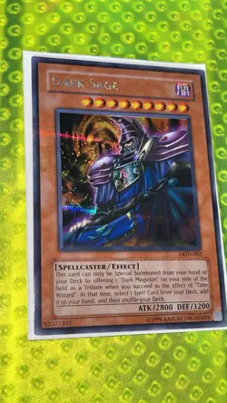 Yu-Gi-Oh! Dark Sage DOD-002 Secret Rare Holo Bleed - Image 1