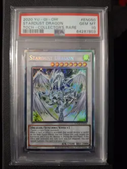 2020 Yu-Gi-Oh Stardust Dragon TOCH-EN050 PSA 10 collectors rare - Image 1