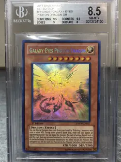 BGS 8.5 Galaxy-Eyes Photon Dragon Ghost Rare 1st Ed PHSW-EN011 Yugioh NM/MT+ - Image 1