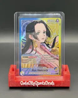 One Piece - Boa Hancock OP14-041 (Alt Art Leader ) The Azure Sea's Seven - ENG - Image 1