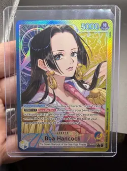 One Piece - Boa Hancock OP14-041 (Alt Art Leader ) The Azure Sea's Seven - ENG - Image 3