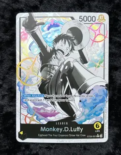 Monkey.D.Luffy ST29-001 Alt Leader English One Piece Egghead NM/M Pack Fresh - Image 1