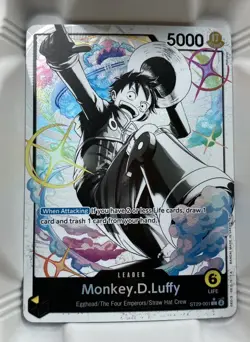 Monkey.D.Luffy ST29-001 Alt Leader English One Piece Egghead NM/M Pack Fresh - Image 2