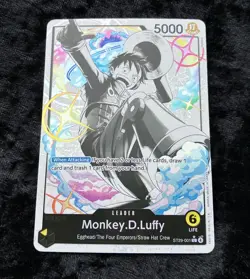 Monkey.D.Luffy ST29-001 Alt Leader English One Piece Egghead NM/M Pack Fresh - Image 5