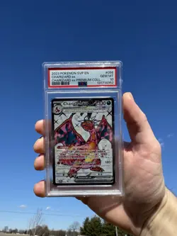 Pokemon TCG Charizard EX SVP056 Black Star Holo Promo Card PSA 10 - Image 1