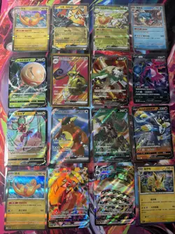 Pokemon 16 Card Lot nm V Max Mega Amazing Ex HOLO Rare Hits Only A32 - Image 1